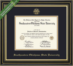 Southeastern Oklahoma State University 8.5'' x 11'' Prestige Diploma Frame
