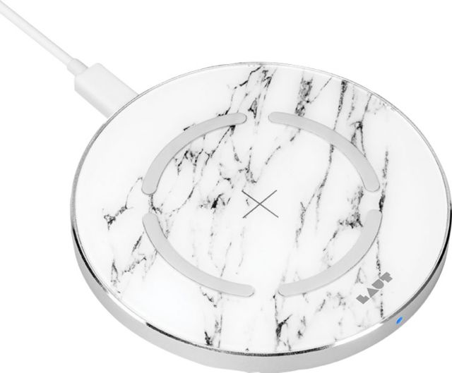 Laut Qi Base Wireless Charger, Marble White - ONLINE ONLY