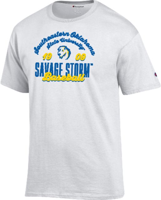Southeastern Oklahoma State Champion T Shirt Savage Storm Baseball - ONLINE ONLY