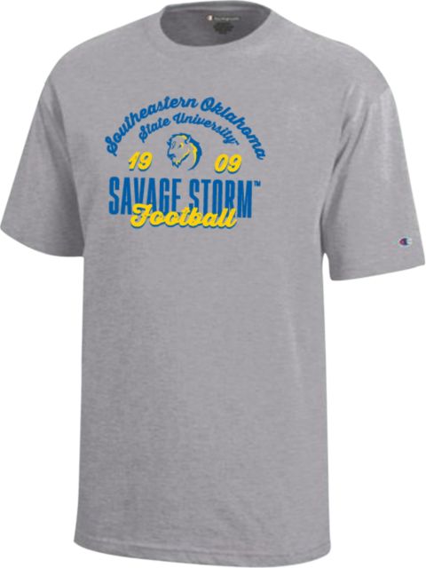 Southeastern Oklahoma State Youth Champion Short Sleeve Tee Savage Storm Football - ONLINE ONLY