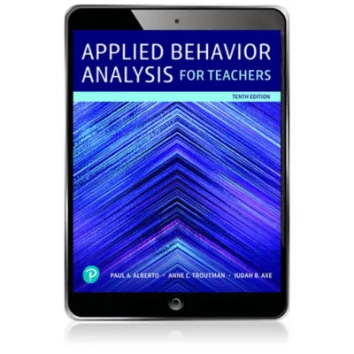 Applied Behavior Analysis for Teachers