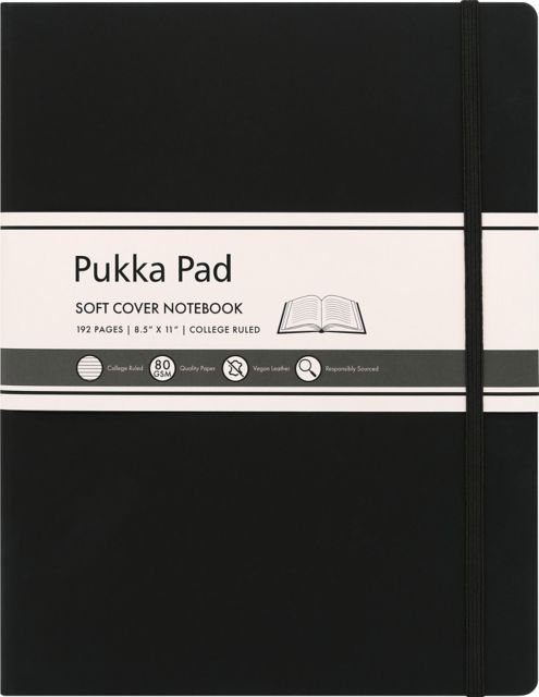 Pukka Soft Cvr 8.5x11 CR-Black